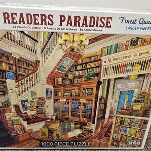 White Mountain Readers Paradise Puzzle - Multicolor